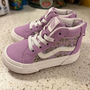 Vans Toddler SK8-HI Zip MTE-1 Shoes in Lupine (purple)
